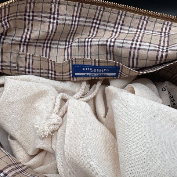 Burberry Black Denim Two Way Tote (Blue Label) - Picture 4 of 4